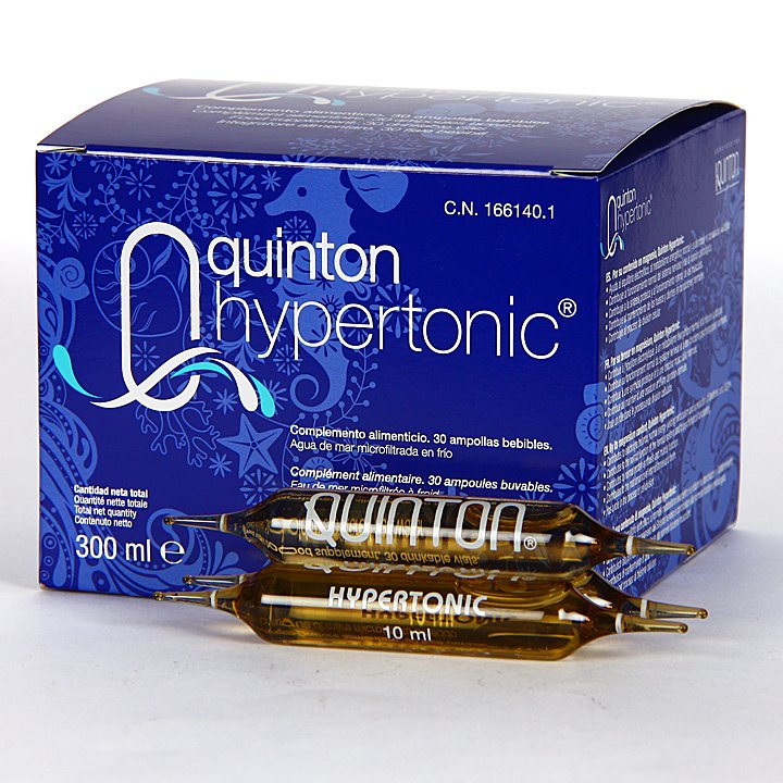 Comprar Quinton Hypertonic 30 ampollas