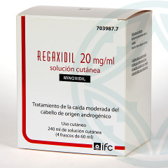 Regaxidil 2% 20mg/ml Solución cutánea 240 ml