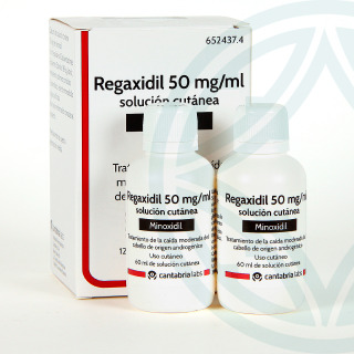 Regaxidil 50 mg/ml solución cutánea 120 ml