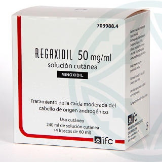 Regaxidil 5% 50 mg/ml Solución Cutánea 240 ml