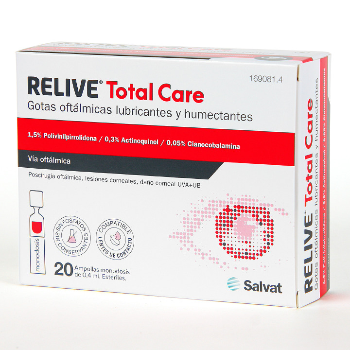 Relive Rpm Relive Total Care 20 monodosis | Farmacia Jiménez