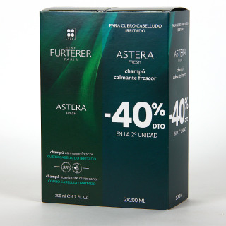 Rene Furterer Astera Fresh Champú Calmante Frescor 200 ml PACK Duplo