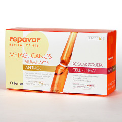 Repavar Revitalizante Metaglicanos Antiage & Cell Renew 15+15 ampollas