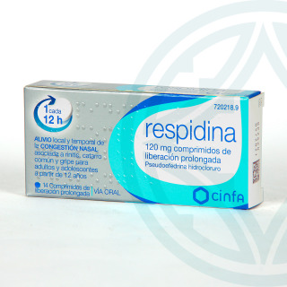 Respidina 14 comprimidos