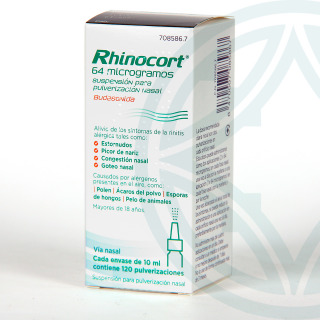 Rhinocort 64 mcg/pulsación Nebulizador Nasal 120 dosis