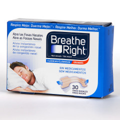 Breathe Right Tiras Nasales T Grande 30 unidades