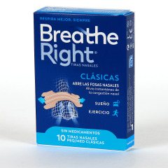 Breathe Right Tiras Nasales T pequeña 10 unidades