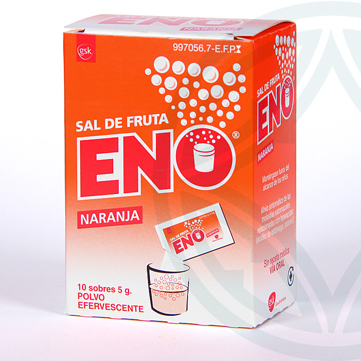 Eno Sal De Fruta Naranja 10 sobres Digestiones pesadas Farmacia Jiménez