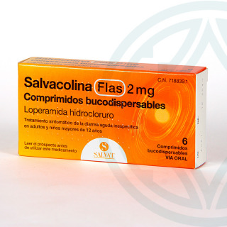 Salvacolina Flas 2 mg 6 comprimidos bucodispersables