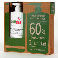 Sebamed Emulsión Sin Jabón Gel de Baño Pack Duplo