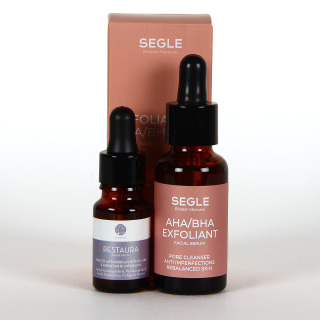 SEGLE Serum Exfoliante AHA/BHA 30ml REGALO Restaura Serum 10ml