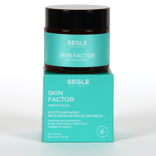 SEGLE Skin Factor Crema Facial 50 ml REGALO Dmae Lift Serum 2x10ml