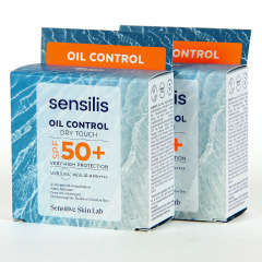 Sensilis Pack Duplo Oil Control SPF 50+ 40 ml 20% descuento
