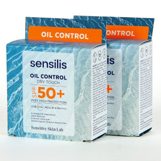Sensilis Pack Duplo Oil Control SPF 50+ 40 ml 20% descuento