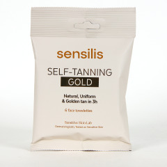 Sensilis Self-Tanning Gold 6 Toallitas