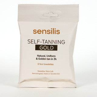 Sensilis Self-Tanning Gold 6 Toallitas