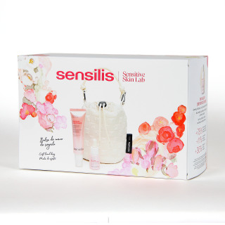 Sensilis Skin Glow PACK Crema con Skin Glow Serum y un Bolso de mano de Regalo
