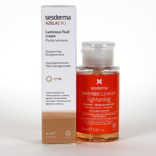 Sesderma Azelac Ru Fluido Luminoso SPF 50 50 ml REGALO Sensyses Lightening 200 ml