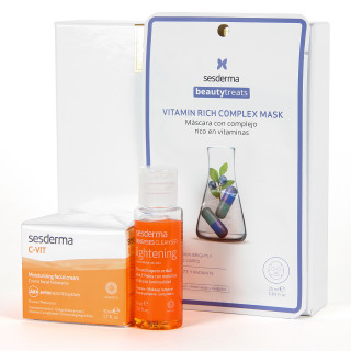 Sesderma C Vit Crema 50 ml + Regalo Sensyses Lightening 40 ml + Beauty Treats Vitamin Complex Mask Pack