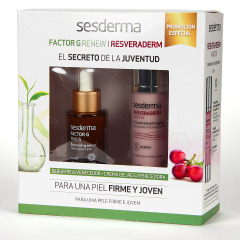 Sesderma Factor G Serum 30 ml + Resveraderm Antiox Crema Gel 50 ml Pack