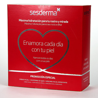Sesderma Hidraderm Hyal Crema Fluida + Sesgen 32 Contorno + Mascara Hidratante Pack