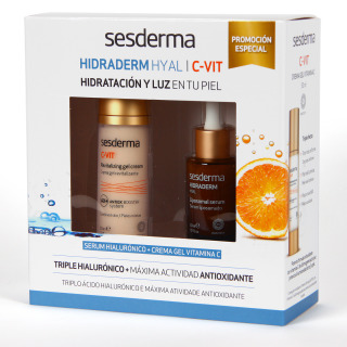 Sesderma Hidraderm Hyal Serum + C-VIT Crema Gel Pack