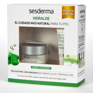 Sesderma Hidraloe Crema Hidratante 50 ml + Hidraloe Contorno de Ojos 15 ml Pack Regalo