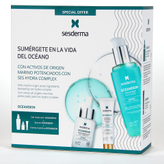 Sesderma PACK Descuento Oceanskin Gel limpiador y Serum con Minitalla Crema de Regalo