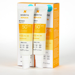 Sesderma PACK Duplo Repaskin Toque Seco SPF50+ 50 ml 50% Descuento Segundad Unidad