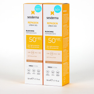 Sesderma PACK Duplo Repaskin Urban 365 Despigmentante SPF50+ 50 ml 50% Descuento Segundad Unidad