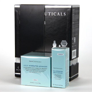 SkinCeuticals AGE Interrupter Advanced Crema antiarrugas 48 ml PACK Regalo HA Intensifier serum 15 ml