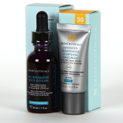 SkinCeuticals HA Intensifier Multi-Glycan Serum 30ml  PACK Regalo Advanced Brightening 15ml