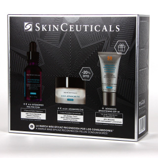 SkinCeuticals PACK Descuento HA Intensifier Multiglycan serum y A.G.E Eye Avanced contorno de ojos con Advanced Brightening 15 ml de regalo