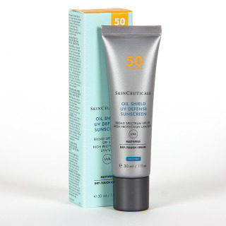 SkinCeuticals Oil Shield UV Defense SPF 50 30 ml PACK Minitalla Silymarin CF de Regalo