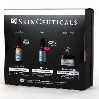 SkinCeuticals PACK Descuento C E Ferulic Serum y P-Tiox Serum Regalo Age Interrupter 15 ml