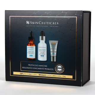 SkinCeuticals PACK Descuento Phloretin CF serum y Discoloration Defense serum con Advanced Brightening UV Defense 15 ml de Regalo
