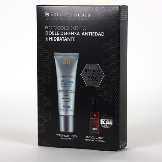 SkinCeuticals Ultra Facial UV Defense SPF 50 30 ml PACK Minitalla C E Ferulic de regalo