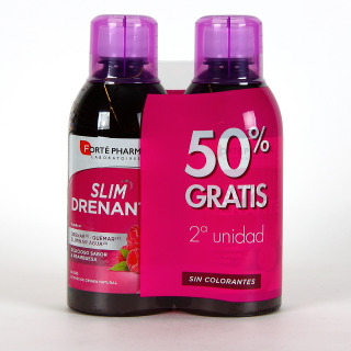 Slim Drenante PACK Duplo Botella 500 ml Frambuesa 50% Segunda Unidad