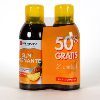 Slim Drenante PACK Duplo Botella 500 ml Piña 50% segunda unidad