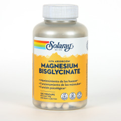 Solaray Bisglicinato de Magnesio 120 cápsulas
