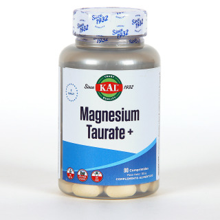 Solaray Taurato de Magnesio 400mg + B6 90 comprimidos