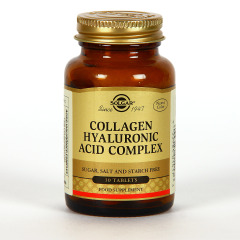 Solgar Ácido Hialurónico Complex con Colágeno 30 comprimidos