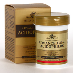 Solgar Advanced 40+ Acidophilus 60 cápsulas