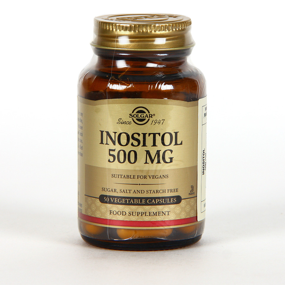 Solgar Inositol 500mg 50 cápsulas | Farmacia Jiménez