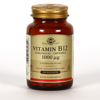 Solgar Vitamina B12 1000 microgramos 250 comprimidos masticables