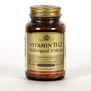 Solgar Vitamina B12 1000 microgramos 250 comprimidos masticables