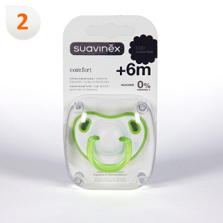 Suavinex Chupete Confort Tetina Anatómica Silicona 6 meses 1 unidad