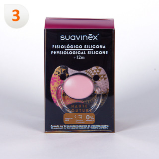 Suavinex Chupete Fisiologico Silicona Haute Couture +12 meses