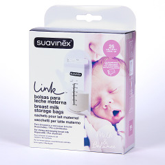 Suavinex Link bolsas para leche materna 25 unidades