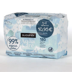 Suavinex Toallitas Aqua Care Pack Ahorro 180 Unidades